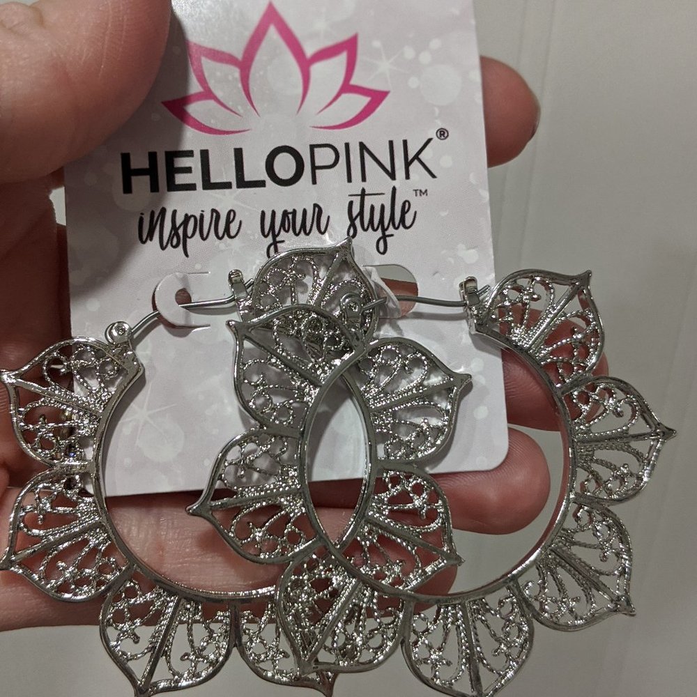 Silver Mandala Earrings